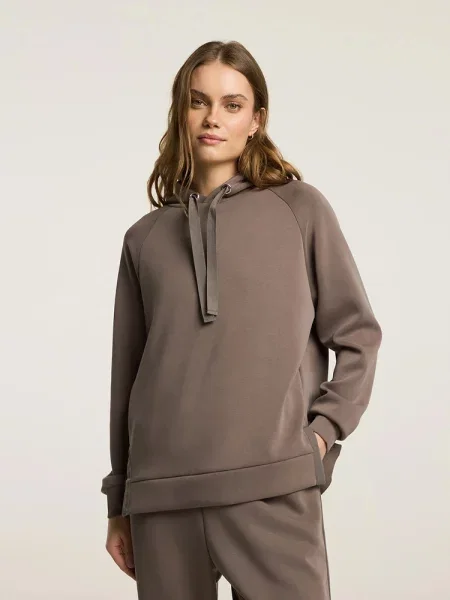 Худі DIVERSE світло-коричневий віскоза/поліестер коричневе