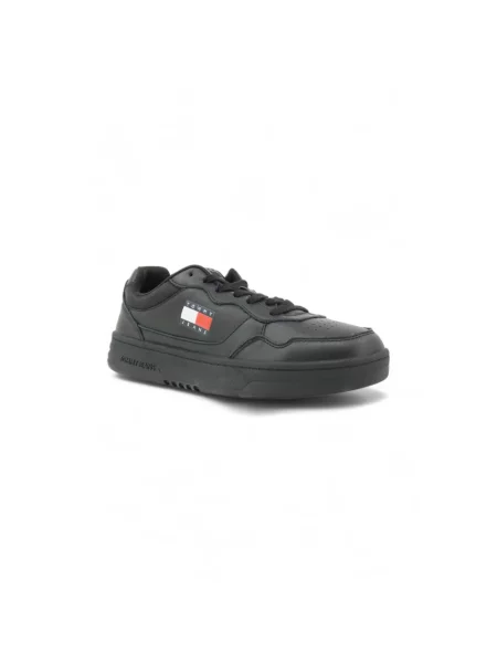 Tommy Jeans sneakersy skórzane TJM CUPSOLE LEATHER ESS czarny