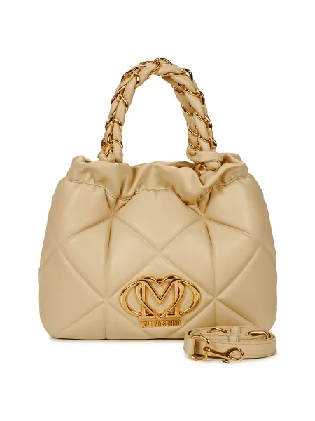 Kabelka Love Moschino béžová