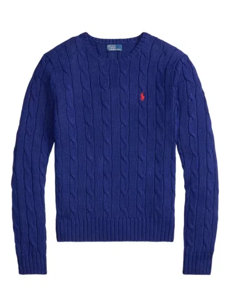 Căciulă Polo Ralph Lauren cu broderie tricotate de costum albastru