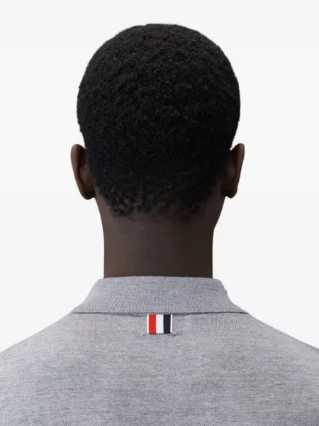Polo Thom Browne cu dungi gri