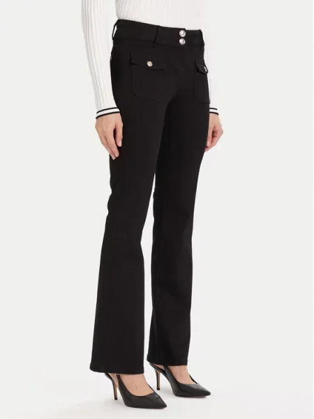 Morgan Τζιν Bootcut Fit μαύρο