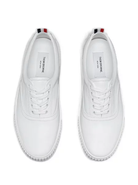 Tenisky Thom Browne na suchý zip bílé