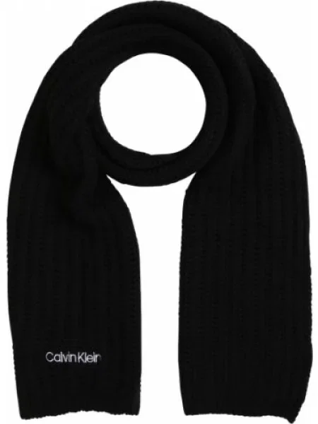 Šal Calvin Klein črna