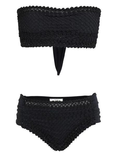 Bikini Amir Slama tricotate negru