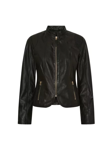 Kurtka skórzana Btfcph czarna