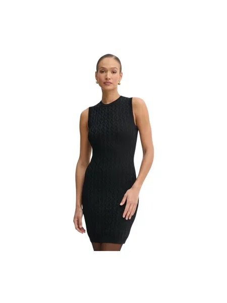 Dzianinowa sukienka Armani Exchange czarna