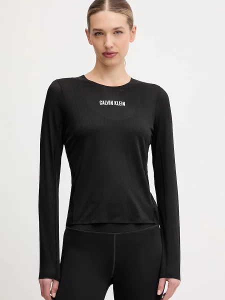 Calvin Klein Performance longsleeve treningowy czarny