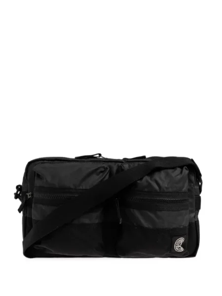 Geantă crossbody Stone Island cu strasuri negru