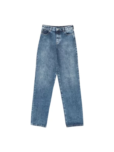 Jeansy Emporio Armani z 5 kieszeniami niebieskie