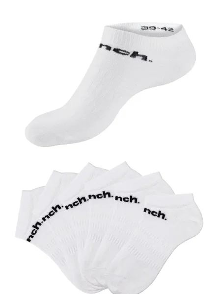 BENCH Športne nogavice črna bela