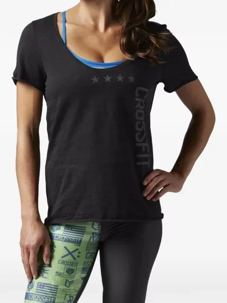 Grafic tricou Reebok cu imagine negru