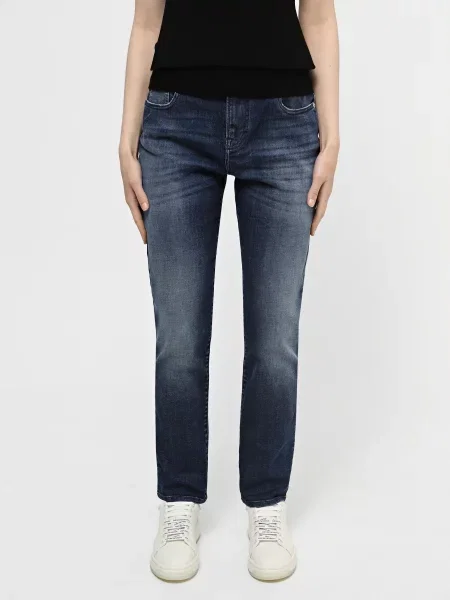 Бойфренди Emporio Armani синій