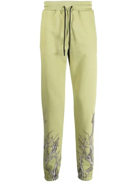 Pantaloni Phobia cu imagine verde
