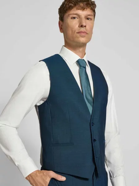 Garnitur o kroju regular fit z mieszanki żywej wełny model Henry/Getlin' Hugo