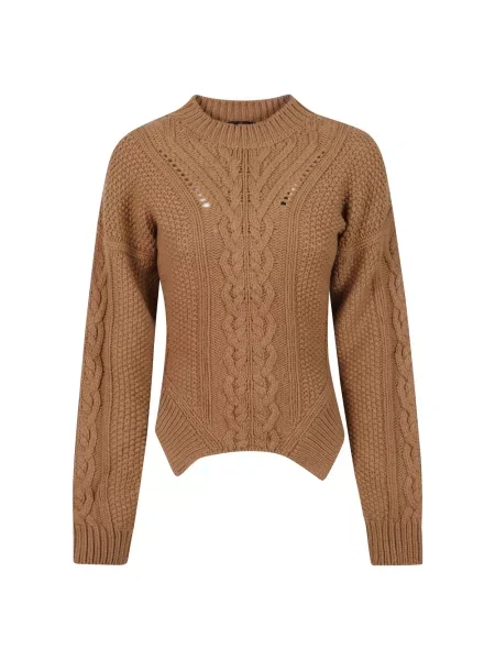 Sweter Dondup brązowy