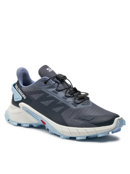 Взуття Salomon Supercross 4 Grisaille / White / Cashmere Blue білі