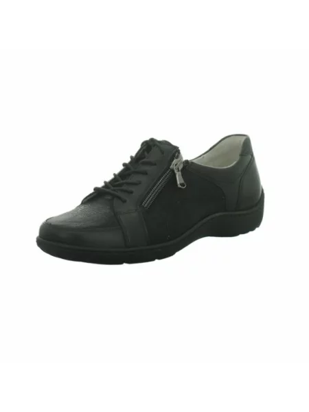 Sneakersy Waldläufer skórzane czarne