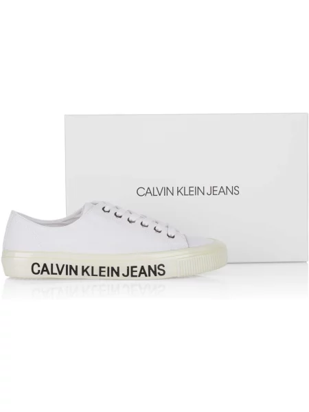 Pantofi Calvin Klein Jeans alb