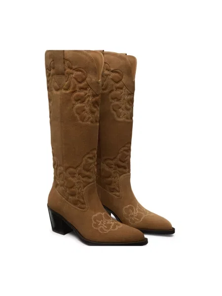 Botki Stuart Weitzman brązowe