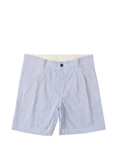 Pruhované bermudy Fortela bílé