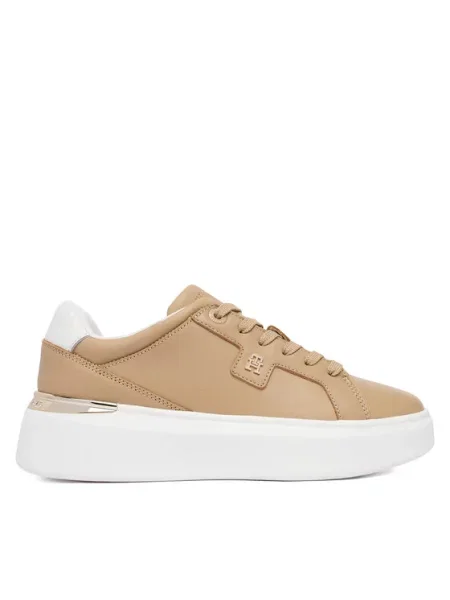 Tommy Hilfiger Αθλητικά Th Chic Platform καφέ
