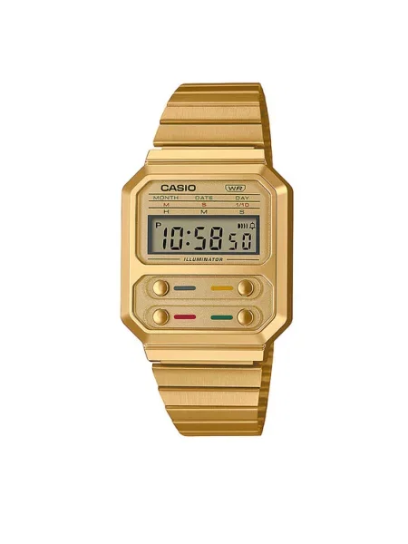 Retro ure Casio zlata