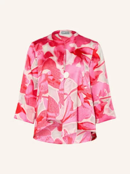 Joseph Ribkoff Żakiet Pudełkowy Z Rękawami pink czerwona