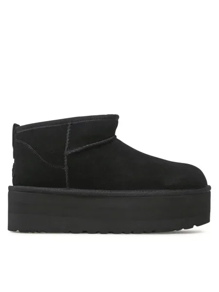 Cizme de zăpadă Ugg W Classic Ultra Mini Platform negru