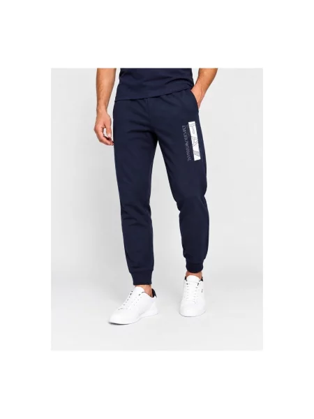 Nohavice Emporio Armani Ea7 modrá