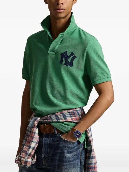 Ριγέ δερμάτινος κάλτσες Polo Ralph Lauren με κορδόνι μαύρο