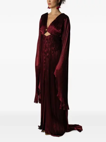 Rochie maxi Miau By Clara Rotescu roșu