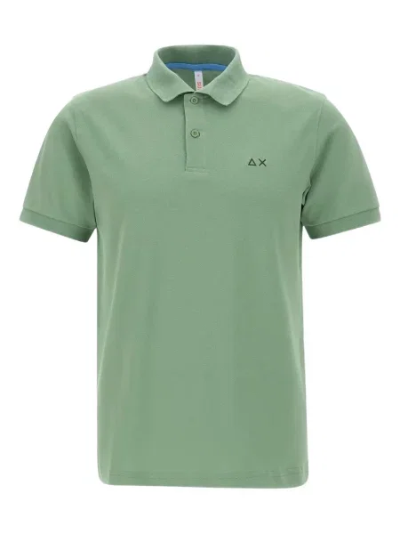 Polo Sun68 cu broderie verde