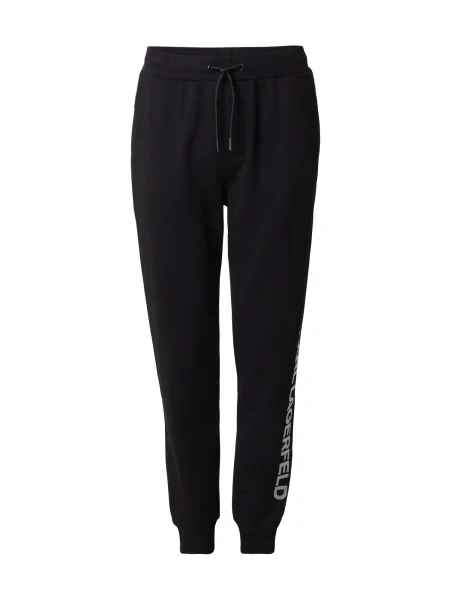 Karl Lagerfeld Kalhoty černá bílá