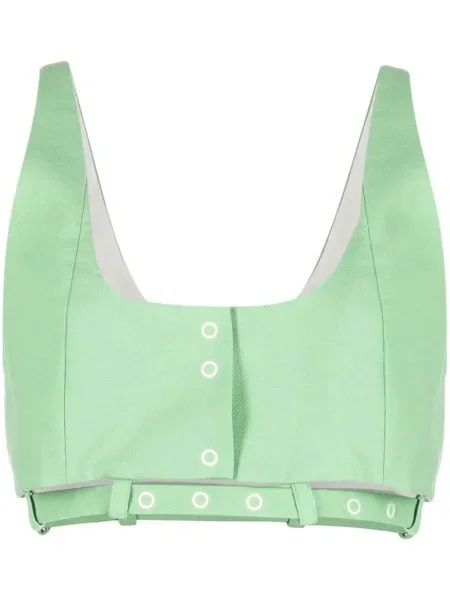 Top Ganni verde