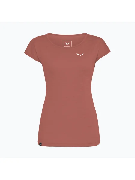 Tricou de trekking pentru femei Salewa Puez Melange Dry etruscan red melange roșu