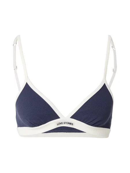 LOVE Stories Sutien Parker albastru închis alb