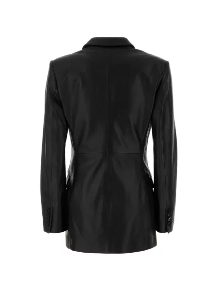Sacou Blumarine din piele negru