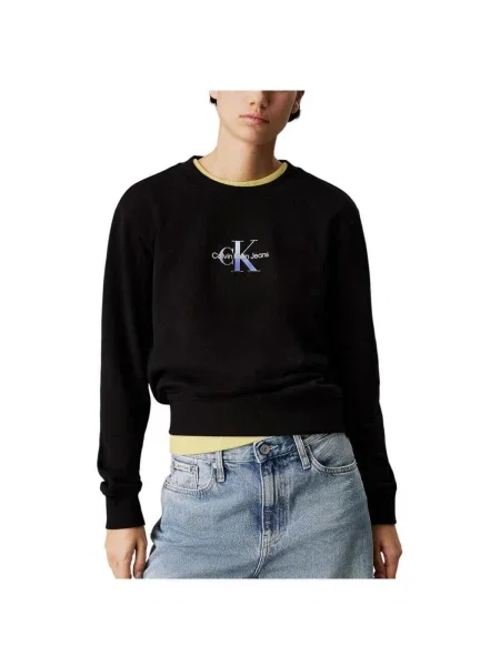 Geacă de blugi Calvin Klein Jeans negru