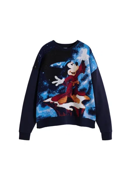 Desigual Sweater majica / miks plava
