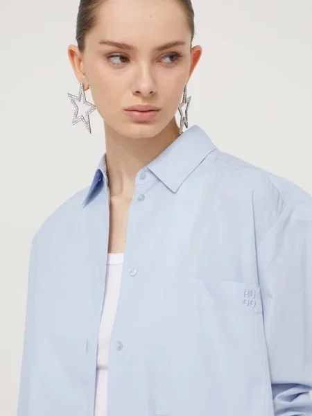Сорочка HUGO The Oversize Shirt relaxed класичний комір