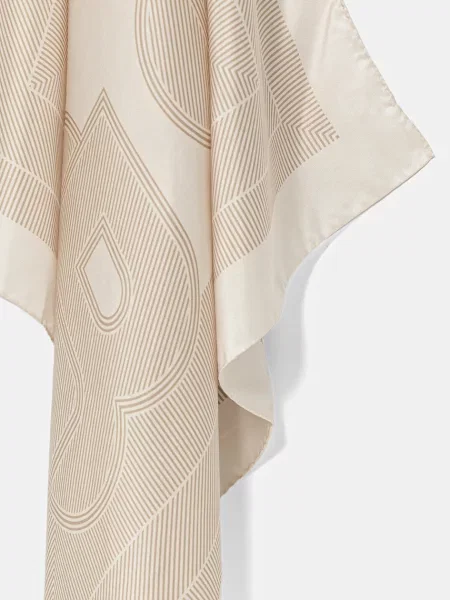 Шелковый платок Boss желтый