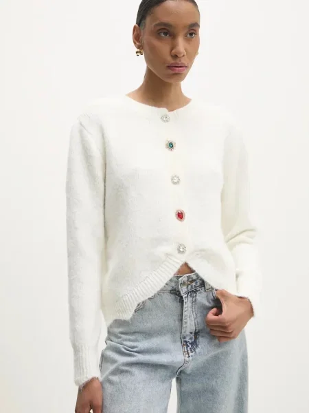Answear.LAB pulover de lana light alb