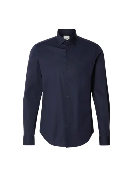 Calvin Klein Koszule Mężczyzna XL Elegancka Koszula z Bawełny niebieski