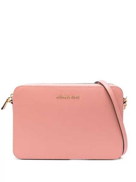 Kožne loaferice Michael Michael Kors s printom zlatna