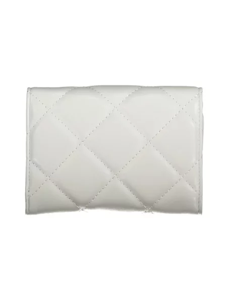 Lniany portfel Valentino Bags szary