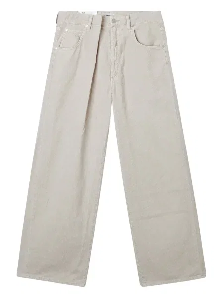 Spodnie Agolde sztruksowe plisowane