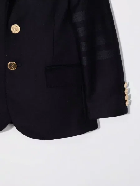 Dětska bunda Thom Browne modrá