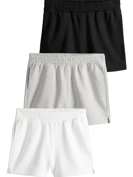 The Set Kalhoty šedá / černá bílá