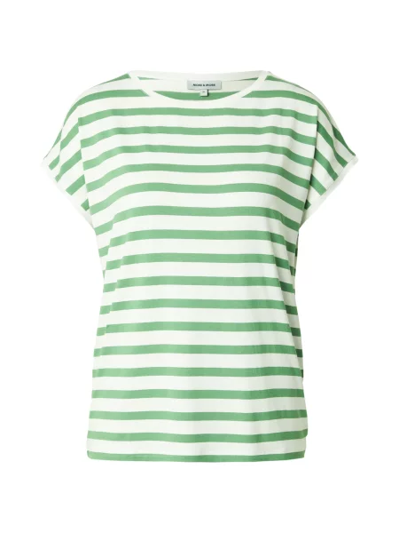 MORE & MORE Tricou verde alb